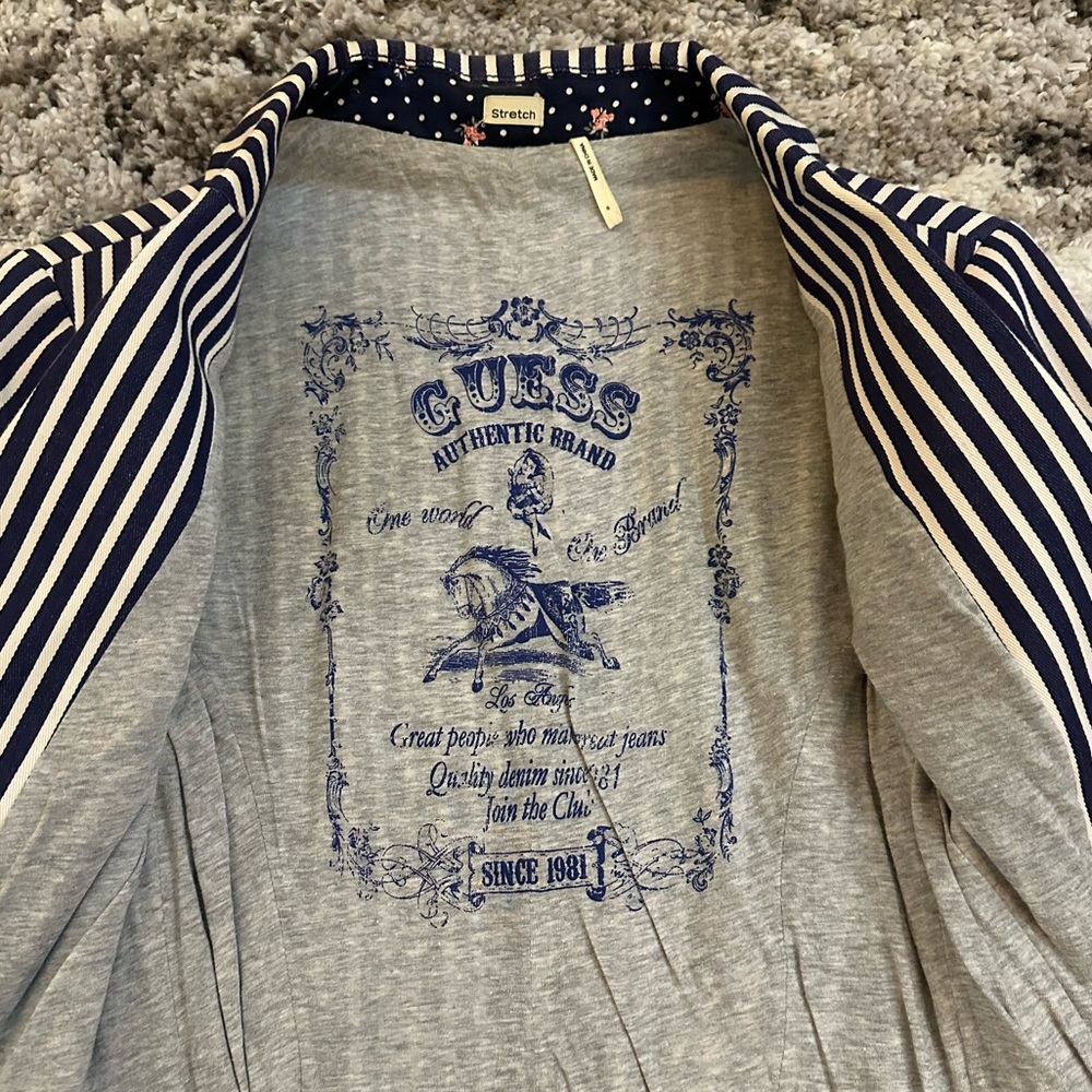 Guess Striped Blazer - blue and white - Picture 5 of 6